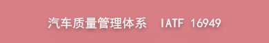 汽车质量管理体系  IATF 16949